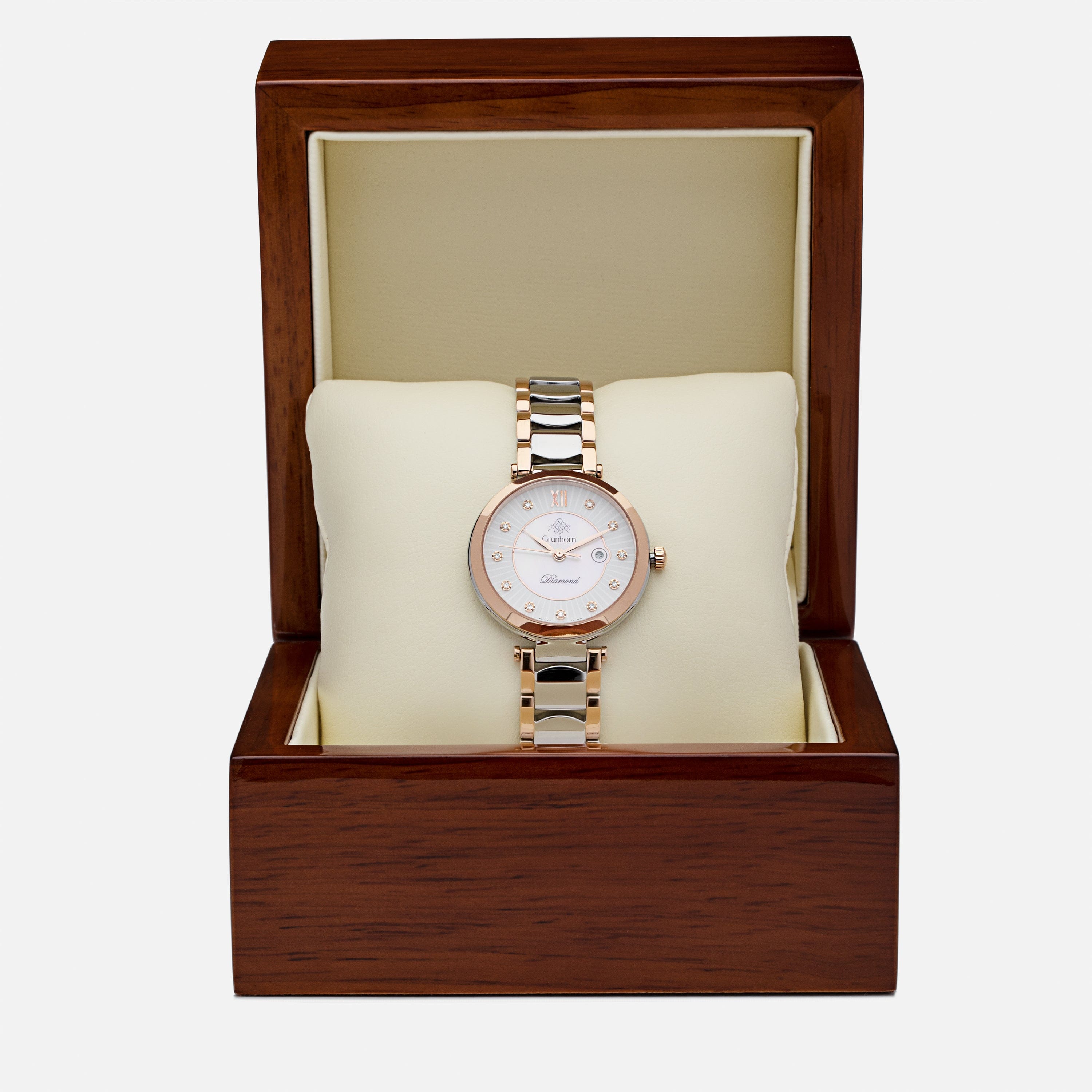 Grunhorn Watches Watches Lady Diamond - Rose Gold