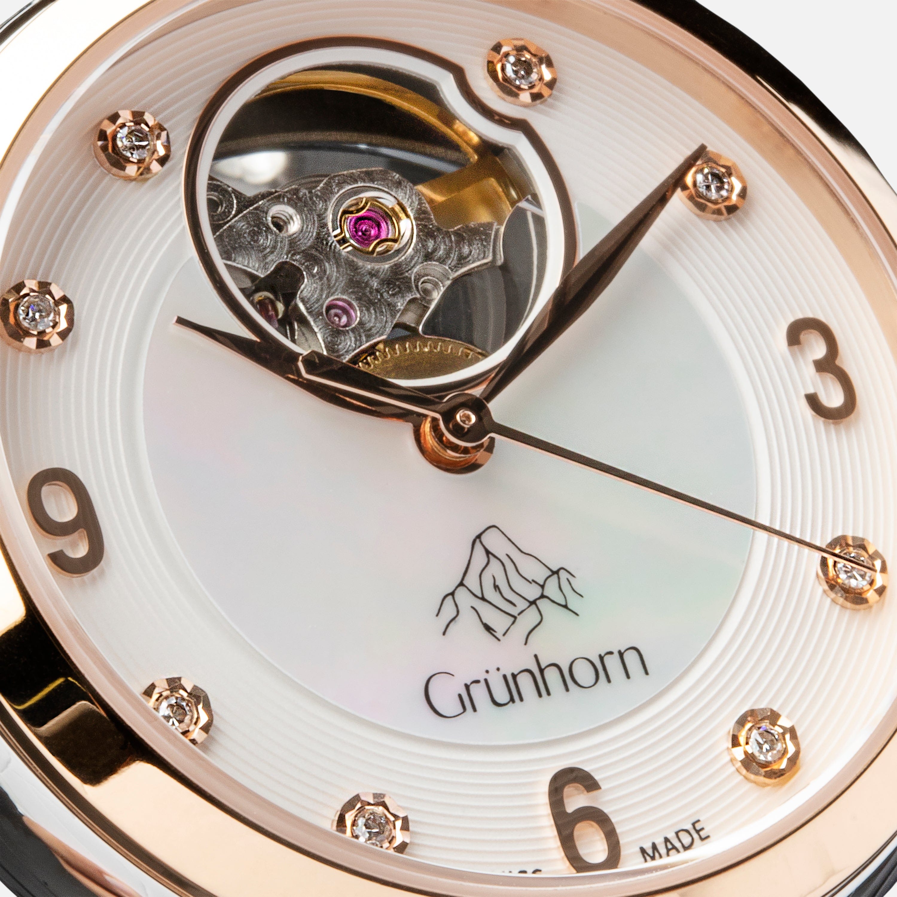 Grunhorn Watches Watches Mademoiselle Diamond (Rose)